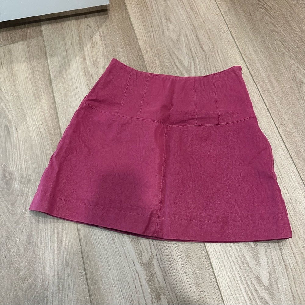 Free people pink skirt